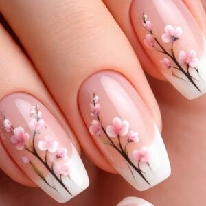 Cherry Blossom Press-On Nails